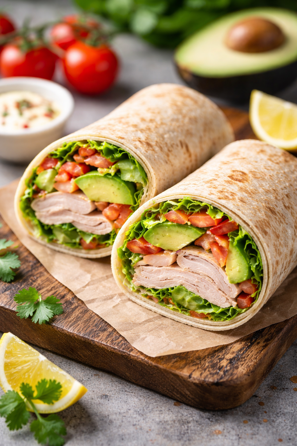 Wrap dinde avocat